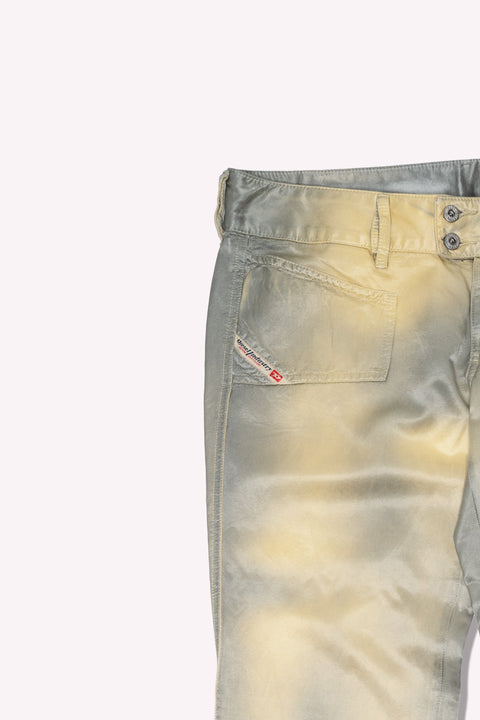 Diesel Grey & Yellow Pants