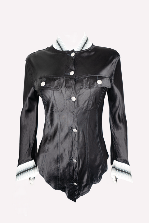 JPG Jeans Black Shirt
