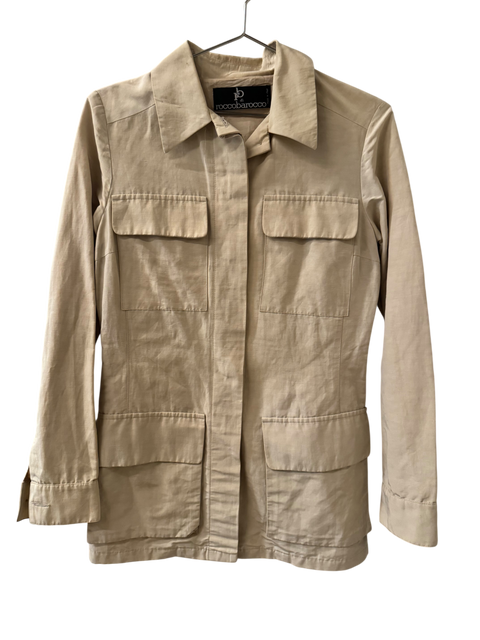Rocobaroco Beige Multi Pocket Jacket