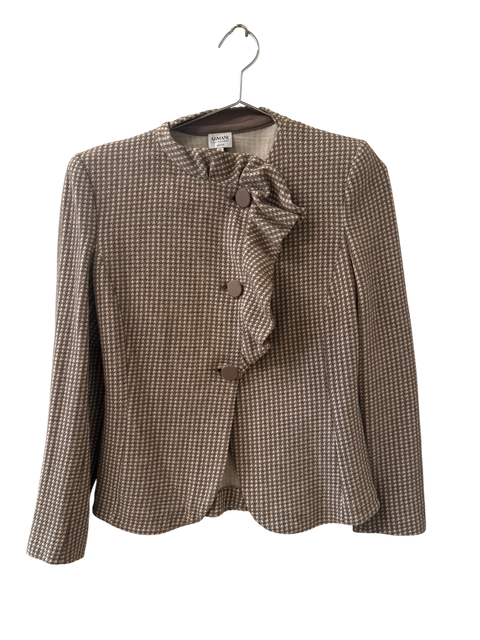 Armani Pied de Poule Beige Jacket