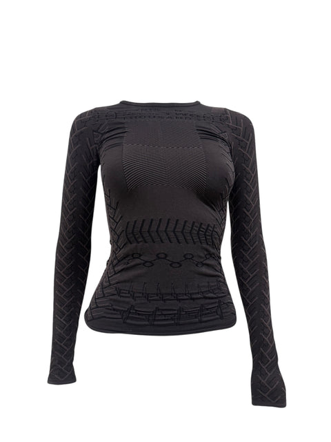 Marithé François Girbaud Brown Long Sleeve