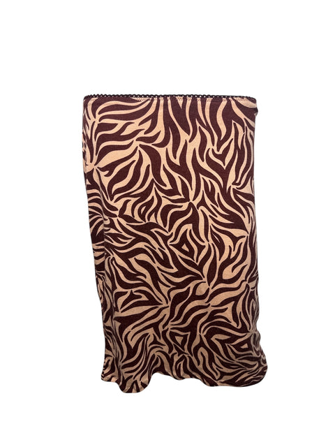 Kookai Maroon Mid Skirt
