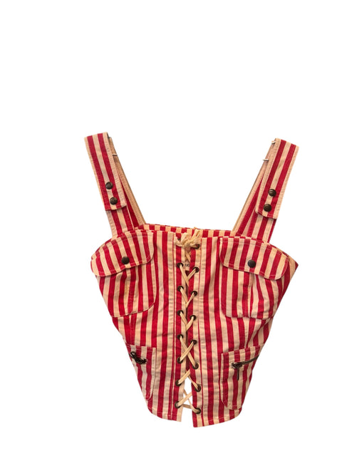Gaudi Corset Stripped Top