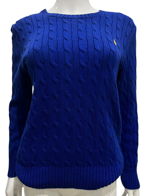 Polo Ralph Lauren Blue Torsade Pullover