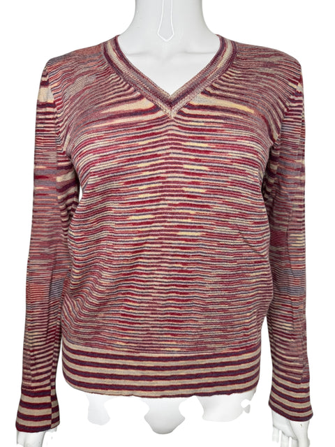 Missoni Red Yellow Stripe Sweater