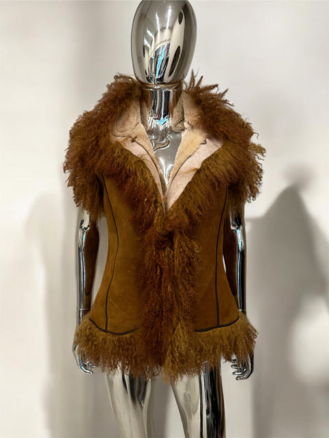 Brown Sherling Vest