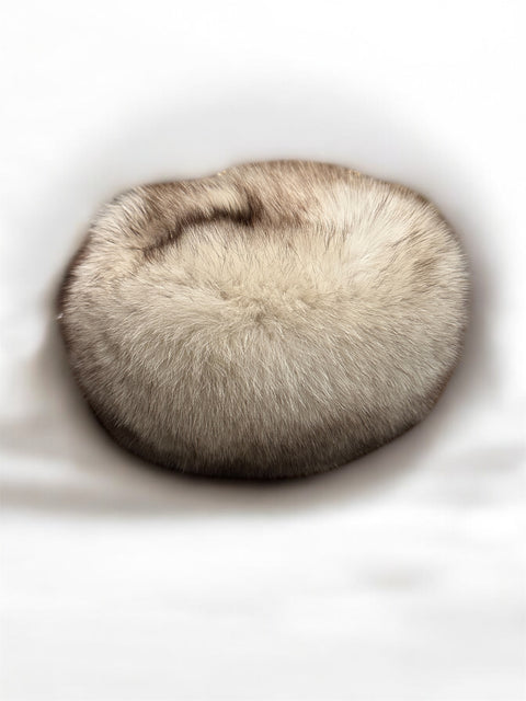 White And Brown Fur Chapka