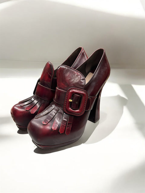 Miu Miu Platform Loafers