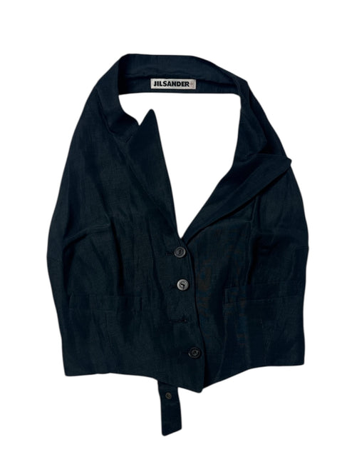 Jil Sander Blackless Black Top