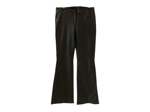 Vintage Flare Leather Pants