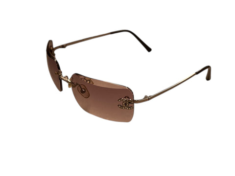 Chanel Black Transparent Sunglasses