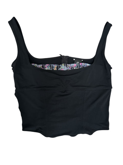 Versace Black Floral Top