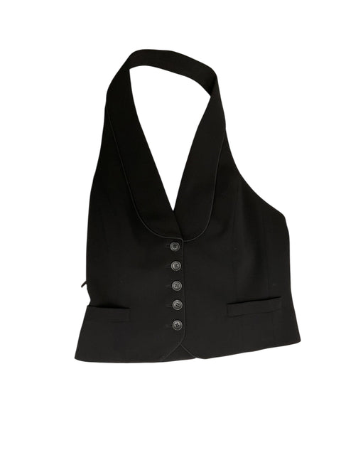Dolce&Gabbana Black Backless Top