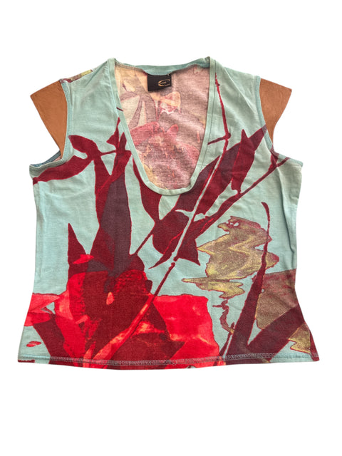 Roberto Cavalli V neck top