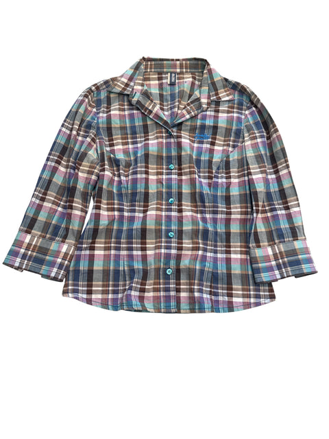 Jean Paul Gaultier Blue Checked Shirt