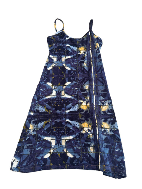 Jean Paul Gaultier Blue Printed Dress