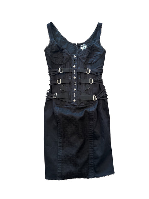 Dolce&Gabbana Black bondage Dress (S COLLECTION)
