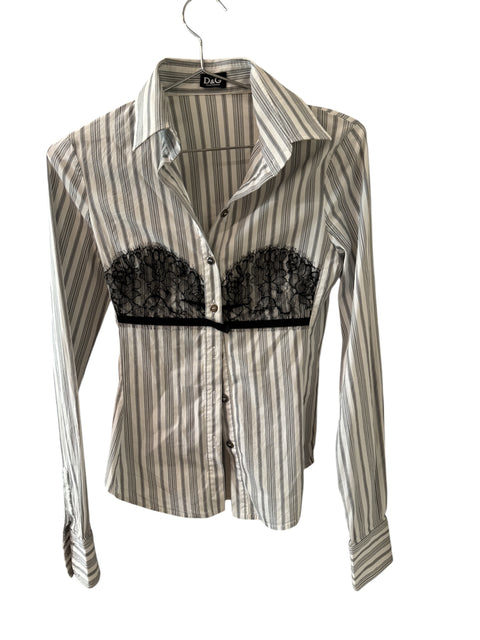 Dolce&Gabbana Lace Bra Shirt