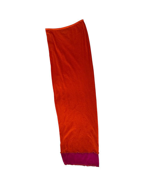 JeanPaulGaultier Orange Mesh Skirt