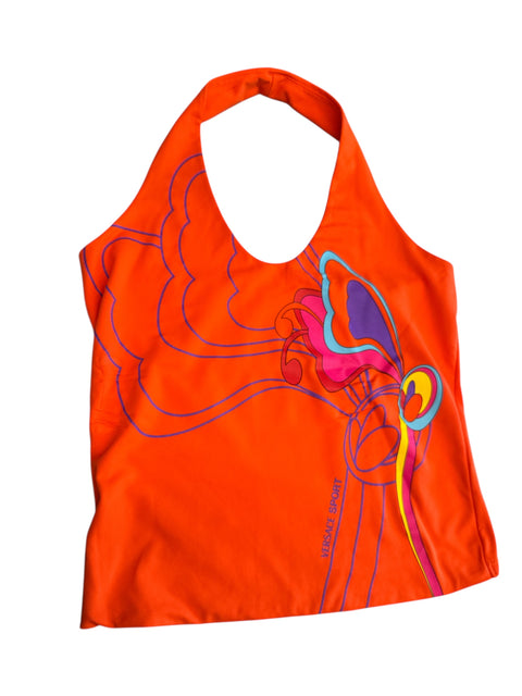 Versace Sporty Orange Top