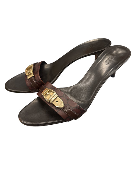 Gucci Brown Sandals