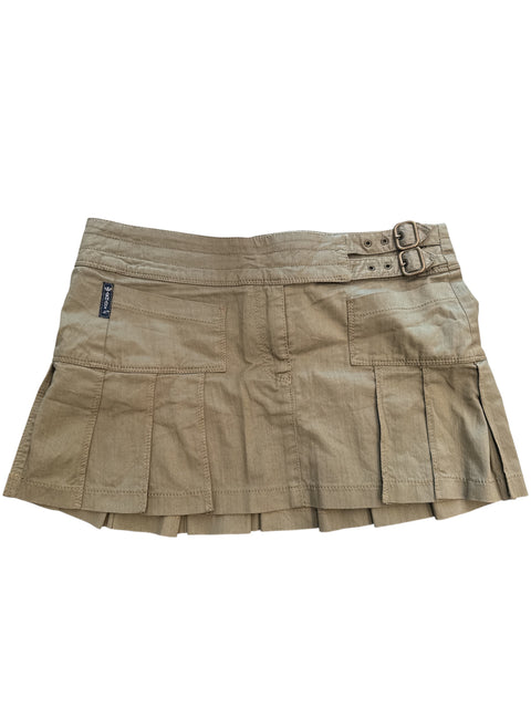 Armani Jeans Mini Khaki Skirt