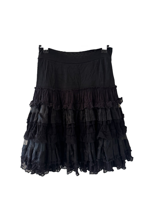 JPG Mesh Black Skirt