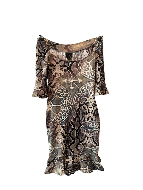 Just Cavalli Snakeskin Dress