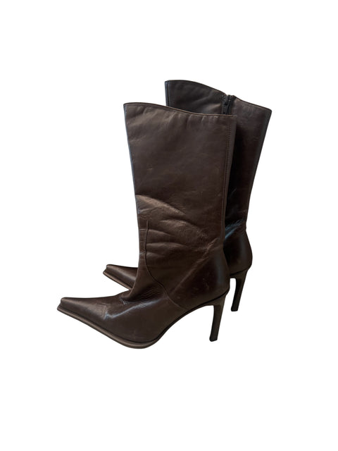 Fluxa Brown Pointed Boot