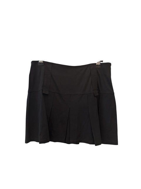 Vintage Black Pleated Skirt