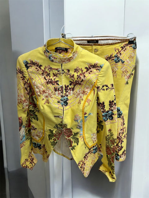 Roberto Cavalli Yellow Flower Set