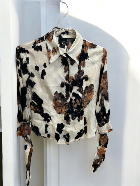 Roberto Cavalli Satin Shirt