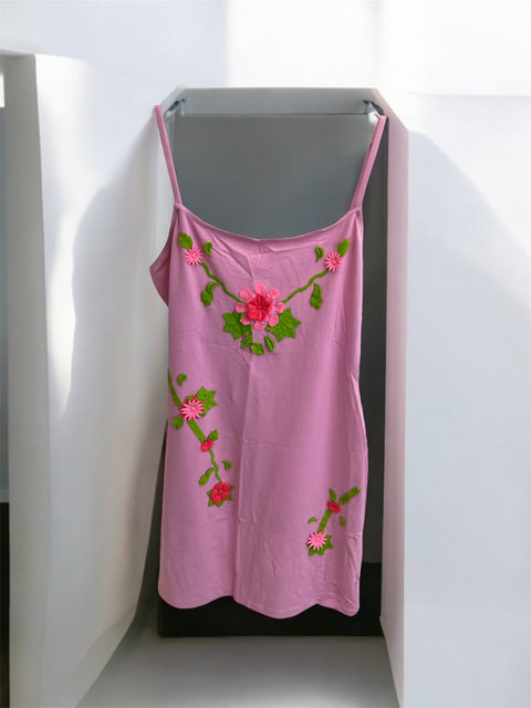 Fendi Pink Flower Dress