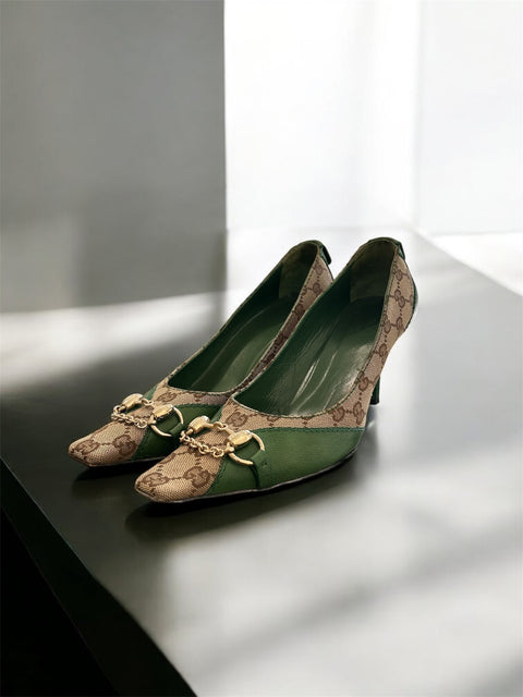 Gucci Green Monogramme T.41