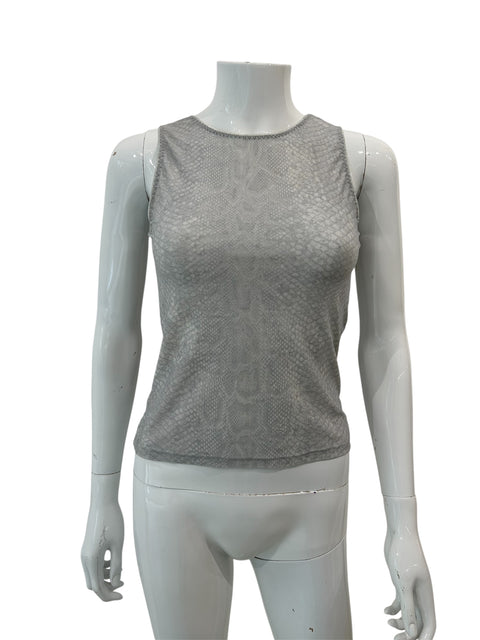 Roberto Cavalli Snake Grey Print