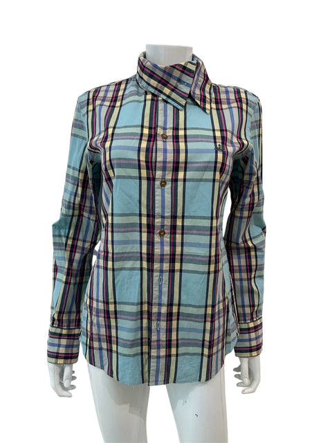 Vivienne Westwood Blue Tartan Shirt