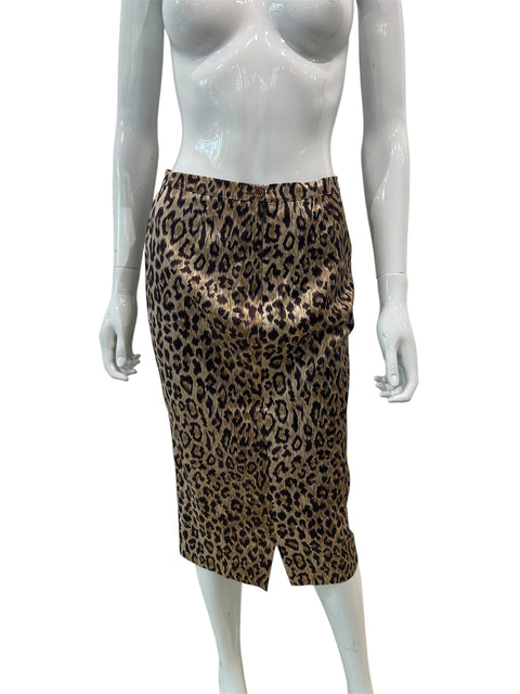 Dolce&Gabbana Leopard Print Skirt