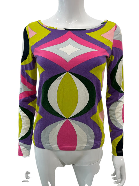 Emilio Pucci Psychédélique Purple T-shirt