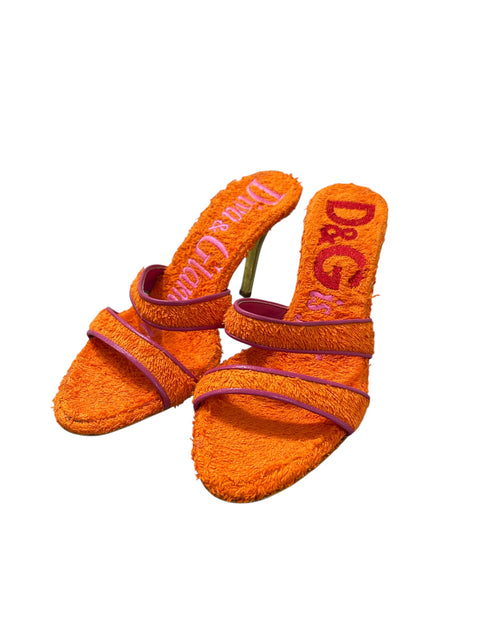Dolce&Gabbana Orange Sandal T.39