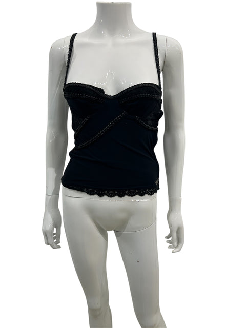 John Galliano Black Bustier