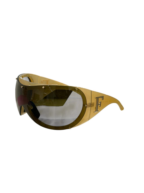 GianFranco Ferré Aviator Yellow Sunglasses