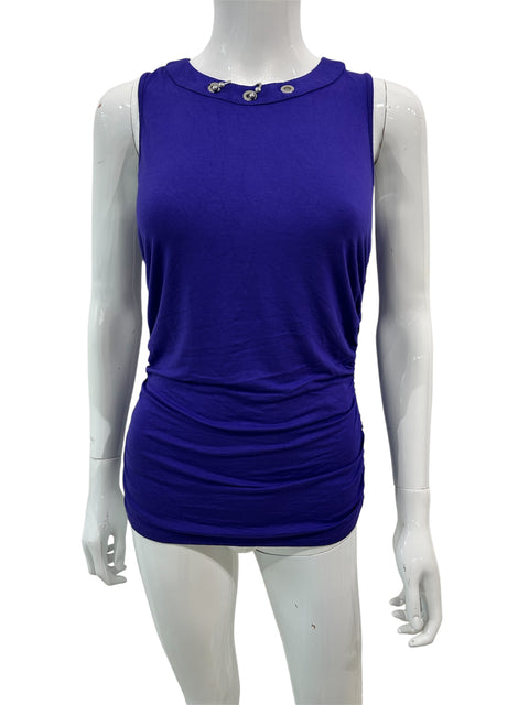 Versace Collection Purple Piercing Details