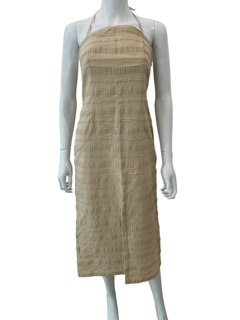 Cream Textured Dress