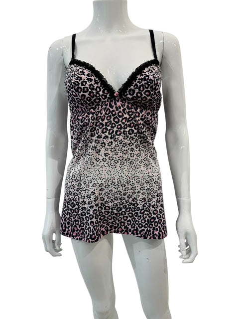 Dolce&Gabbana Pink Leopard Caraco