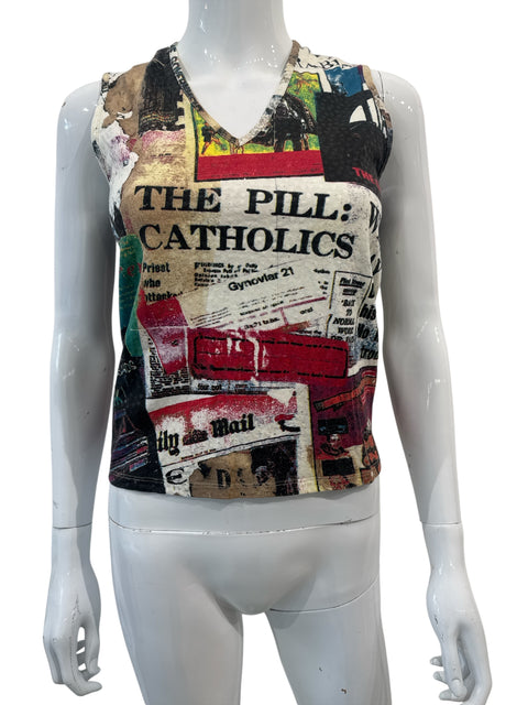 Just Cavalli The Pill Catholics Sleeveless Top