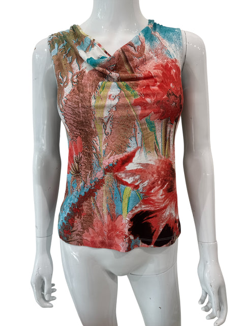 Just Cavalli Tropic Sleeveless Top