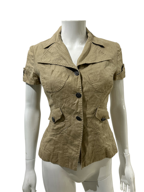 Christian Lacroix Beige Linen Shirt