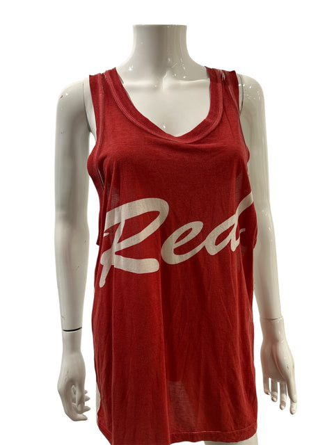 Dolce & Gabbana Red Over Sized Tank Top