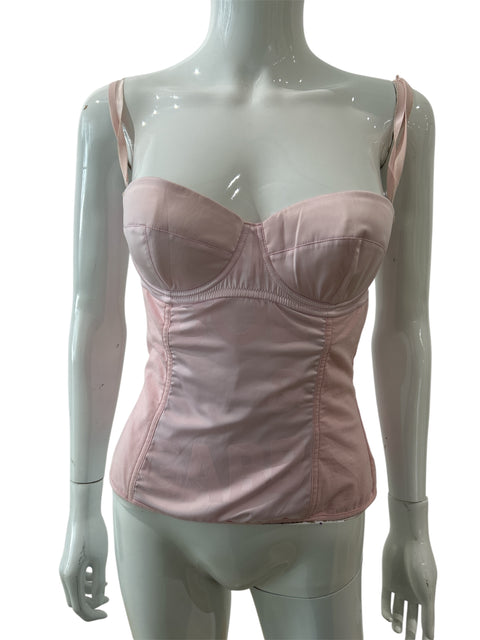 Dolce & Gabbana Pink Satin Corset