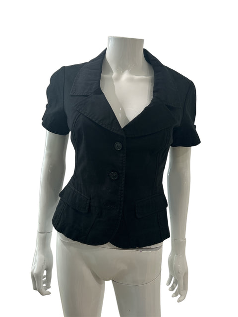 Sisley Black Button Shirt